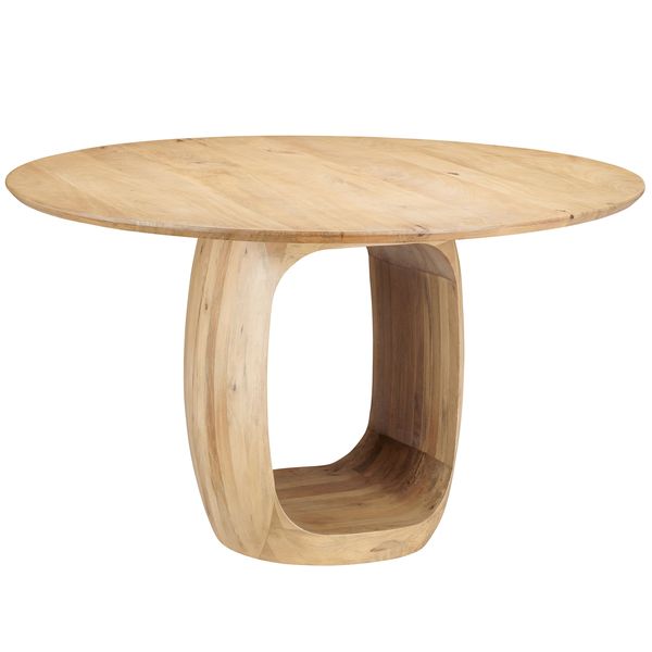 Table a manger ronde Sonora, Naturel