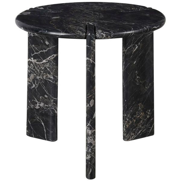 Table d'Extremite Ronde Magnus, Portoro Dore