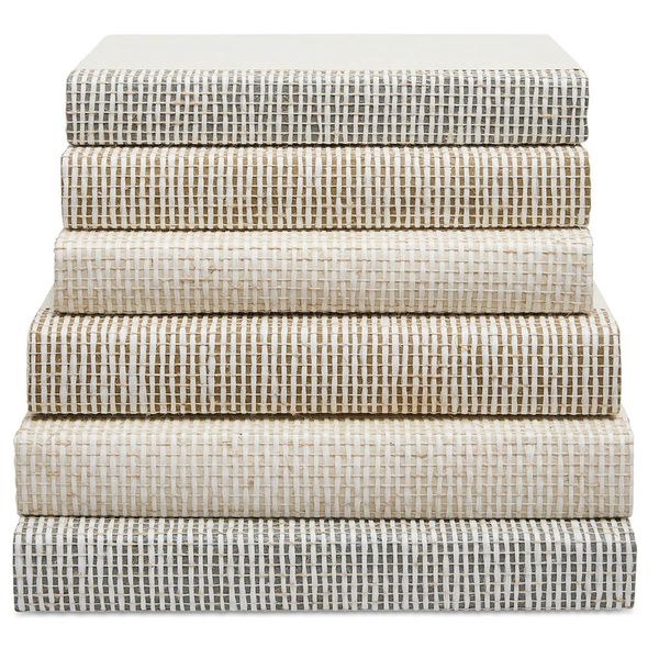 Pile de livres Victoria, Blanc