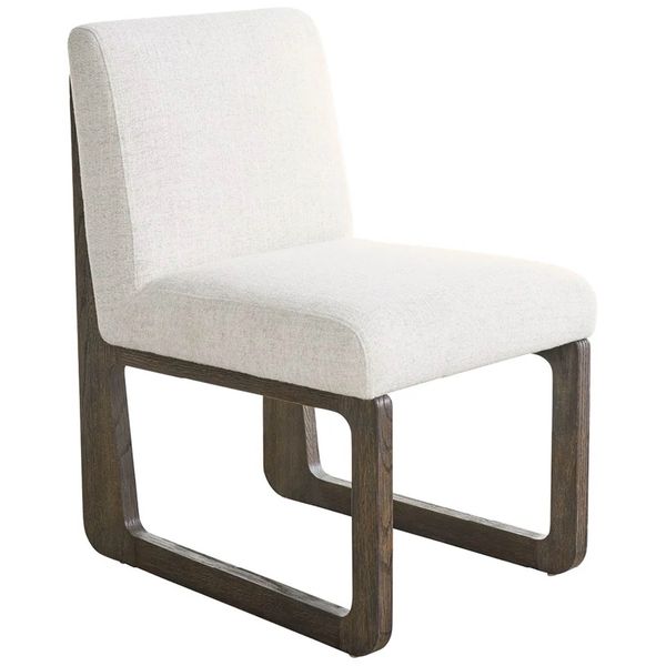 Chaise d'Appoint Moderne, Sable, Lot de 2