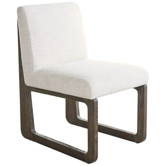 Chaise d'Appoint Moderne, Sable, Lot de 2