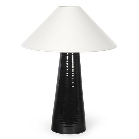 Lampe de table ceramique Koda, Noir