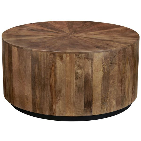 Table basse Tambour Hudson, Naturel