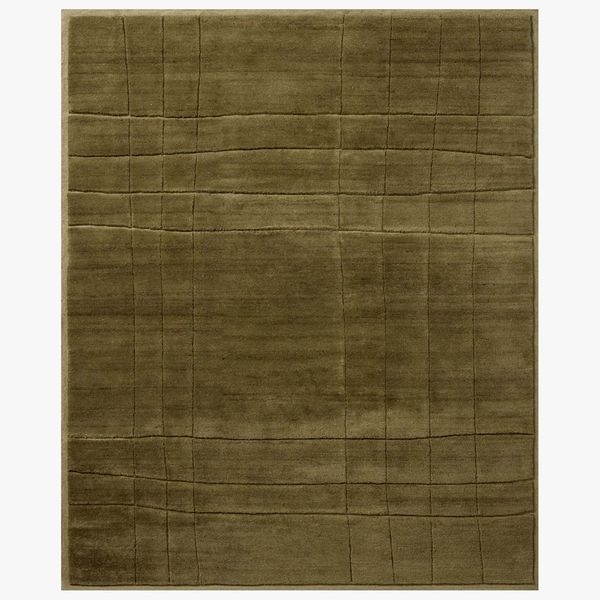Tapis Bracken BKN-02 Leanne Ford ¡Á Loloi, Mousse/Olive